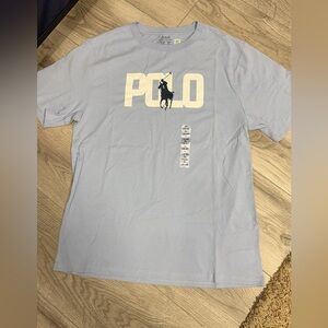 NEW Polo by Ralph Lauren boys Sky Blue Tee XL(18-20)